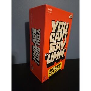 You Can't Say‎ UMM: A Party Game for Family and Adults + bonus content